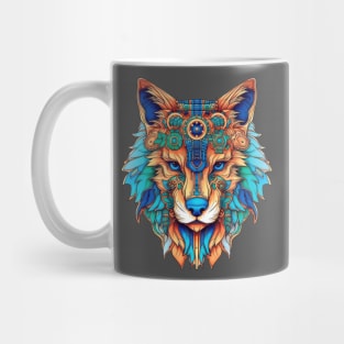 Mechanical wolf Mug